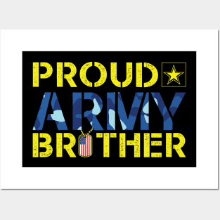 Proud Army Brother Posters and Art